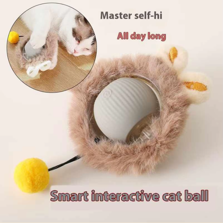 Pelota interactiva para gatos - D